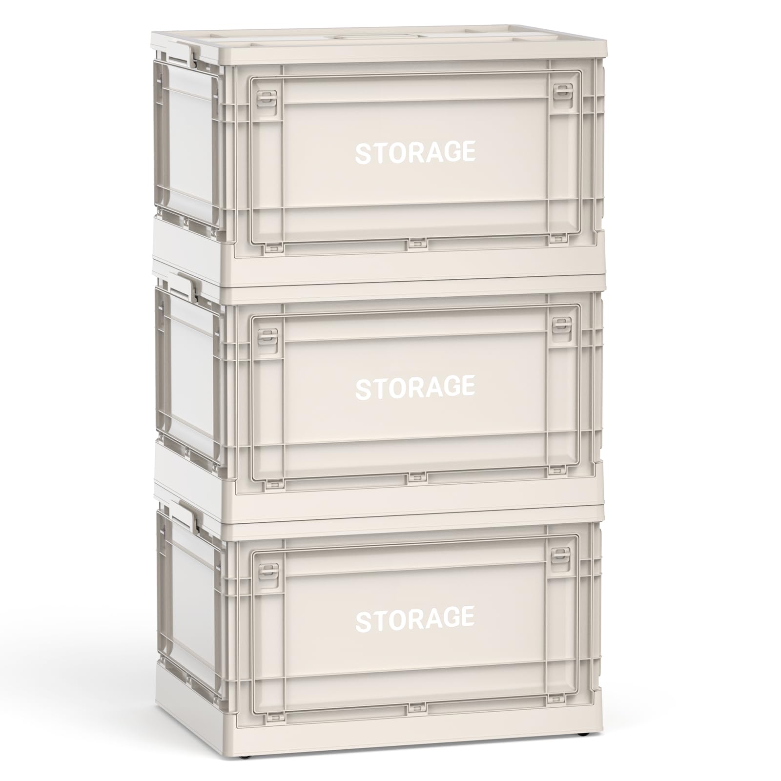 Amazon｜【Mozawa】収納ボックス 折りたたみ式 大容量 蓋付き